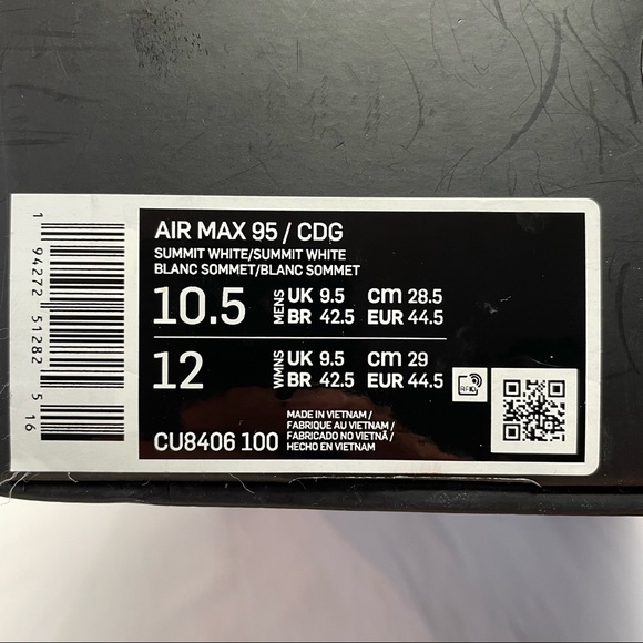 CDG Nike AirMax 95 - Picture 8 of 9